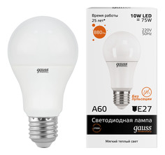 Лампочка Gauss LED 10 Вт Светодиодная
