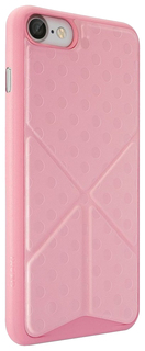 Кейс для iPhone 7 OZAKI O!coat 0.3+Totem Versatile пластик полиуретан розовый