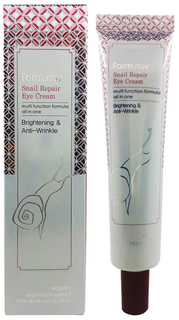 Крем для глаз FarmStay Snail Repair Eye Cream с муцином улитки, 40 г