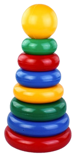 Пирамидка Счастливое Детство С-Трейд 5050 большая 42 см