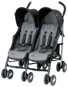 Коляска для двойни и погодок Chicco Echo Twin Coal