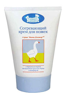 Крем детский Наша Мама Согревающий для ножек 100 мл
