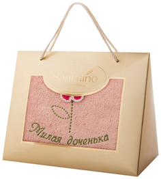 Банное полотенце, полотенце универсальное Santalino розовый