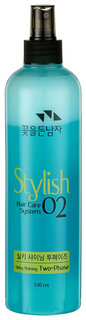 Спрей для волос Flor de Man Hair Care System Stylish 02 Silky Shining Two-Phase 510 мл
