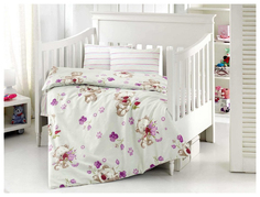 Детское постельное белье Altinbasak Puffy Кремовый (100х150 см)