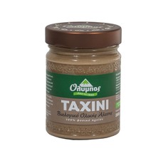 Тахини Олимпос кунжутная паста грубого помола органическая био 280 г