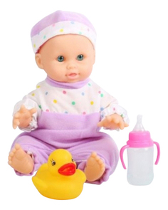 Пупс с поильником и утенком Baby Dolls 21 см Shenzhen Toys Д56101