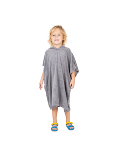 Полотенце-пончо Sunpa SunPoncho с капюшоном Gray р.1 100-115 см