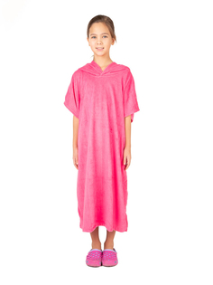 Полотенце-пончо Sunpa SunPoncho с капюшоном Pink р.3 130-155 см