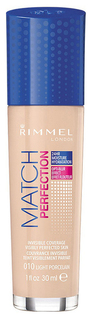 Тональный крем Rimmel Match Perfection Foundation 10 Light Porcelain 30 мл