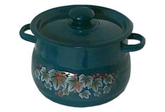 Кастрюля СТАЛЬЭМАЛЬ С1912,3 Зеленый Сибирские Товары