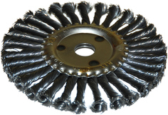 Щетка д/УШМ ф22,2/115мм дисковая сталь витая 51583 Энкор