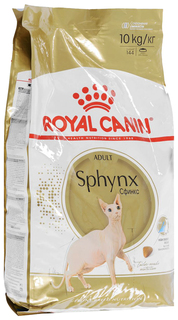 Сухой корм для кошек ROYAL CANIN Sphynx Adult, сфинкс, домашняя птица, мясо, 10кг