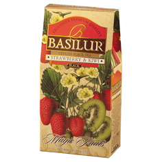 Чай черный Basilur magic fruits strawberry&kiwi 100 г