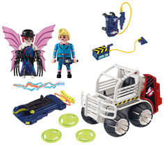 Игровой набор Playmobil Охотники за привидениями: Спенглер с клеткой-автомобилем