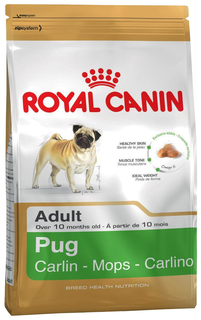 Сухой корм для собак ROYAL CANIN Pug Adult, птица, 7.5кг