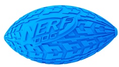 Игрушка Nerf Мяч для регби резиновый пищащий для собак (15 см, )