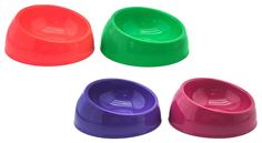 Одинарная миска для кошек и собак Дарэлл, пластик, в ассортименте, 0.2 л