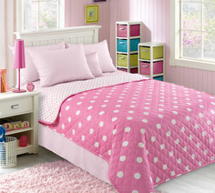 Покрывало детское Текс-Дизайн "Элис 6 розовое" из бязи 110х140