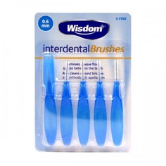 Набор Wisdom Interdental Brush интердентальных цилиндрических ершиков 0,6мм 5шт