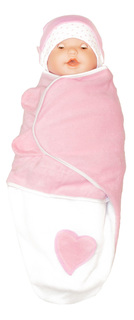 Конверт-мешок для детской коляски ВИТ индустрия Крошкин дом Кокон розовый