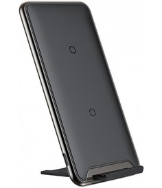 Беспроводное зарядное устройство Baseus Three-coil Wireless Charging Pad Black (WXHSD-B01)