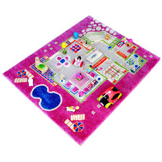 Детский игровой 3D-ковер Домик, розовый, 80 х 100 см IVI