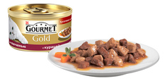 Консервы для кошек Gourmet Gold, курица, 24шт, 85г