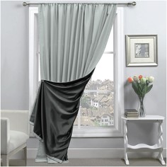 Штора Amore Mio RR Milan-08 2,0*2,7*1 Серая/Черная