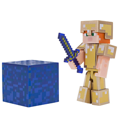Фигурка Jazwares Minecraft Alex in Gold Armor 8см