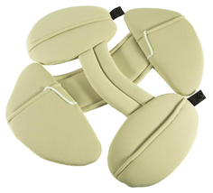 Подушка для автокресла Ailebebe Premium cushion set Бежевая Carmate