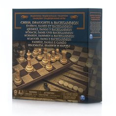 Настольная игра Spin master Шахматы, шашки и нарды
