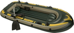 Лодка для рыбалки Intex Seahawk 4 Set хаки