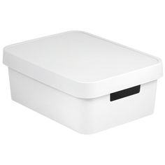 Коробка INFINITY с крышкой 11л белая Curver