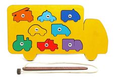 Игра с магнитами Машины Smile Decor Р020