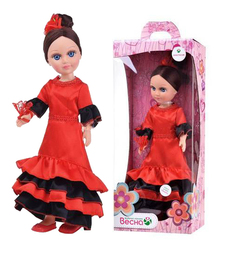 Кукла Весна Анастасия - Испанский танец, 42 см