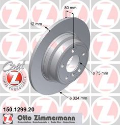 Тормозной диск ZIMMERMANN 150.1299.20