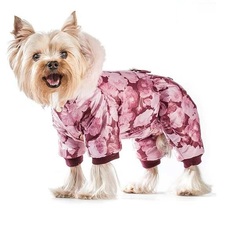 Комбинезон для собак Dogmoda, зимний, розовый, длина спины 21 см