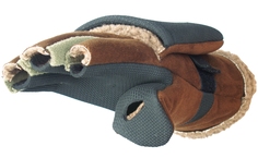 Перчатки-варежки мужские Norfin Aurora, серые/коричневые, L