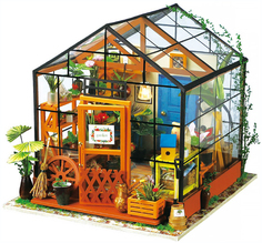 Конструктор деревянный Robotime DIY House Зимний сад Kathys green house