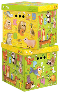 Ящик для хранения игрушек Valiant KIDS Collection KCTN-AZ-2K 2 шт