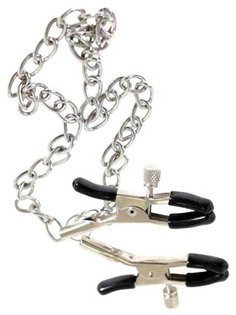 Зажимы на соски Nipple clamps с цепочкой Сумерки Богов