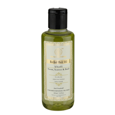 Масло для волос Khadi Natural "Ним, чайное дерево и базилик" 210 мл