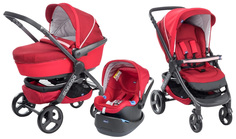 Коляска 3 в 1 Chicco Trio Stylego (red passion)