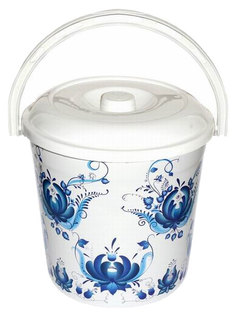 Ведро Violet 0210/78 Белый, синий