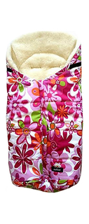 Спальный мешок в коляску Womar Wintry №12, шерсть, 14 Цветки