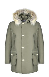 Пуховик мужской Woolrich зеленый 54