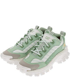 Кроссовки женские Caterpillar P723438 зеленые/белые/серые 39