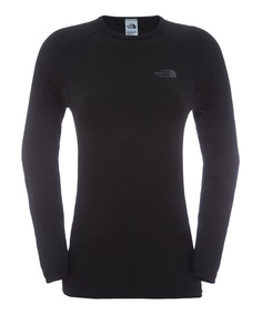 Лонгслив The North Face Hybrid Long Sleeve Crew Neck 2019 женский черный, S