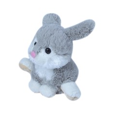 Мягкая игрушка Teddykompaniet заяц, серый , 17 см,2686